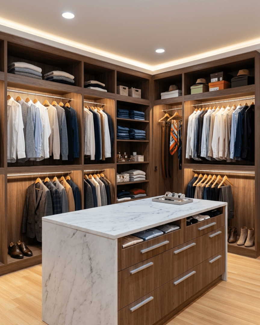 walk in closet จากแบรนด์ Smile kitchen